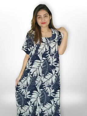 China Lilen maxi night wear comfortable dress for woman