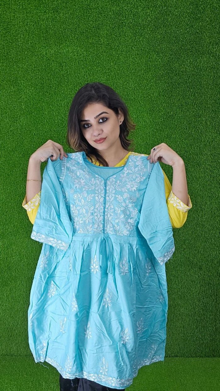 Readymade One Piece Cotton with Embroidery