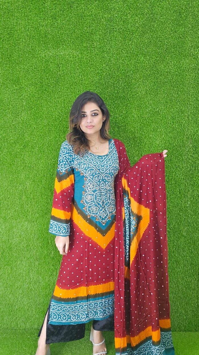 Stitched 2 Piece Dress Karchupi Works