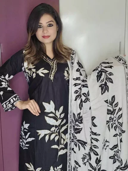 Readymade kurti 2 Pieces Digital Printed and Sequence work