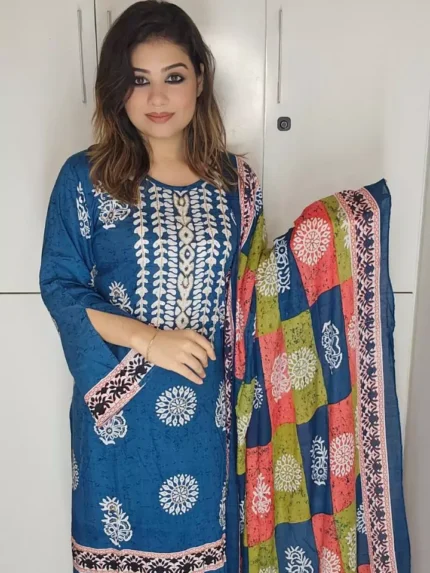 Stitched 2 Piece Dress Karchupi Works & Print