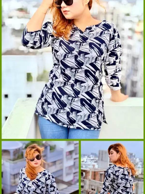 Premium China Lilen Ladies Top – Soft & Stylish Boutique Wear