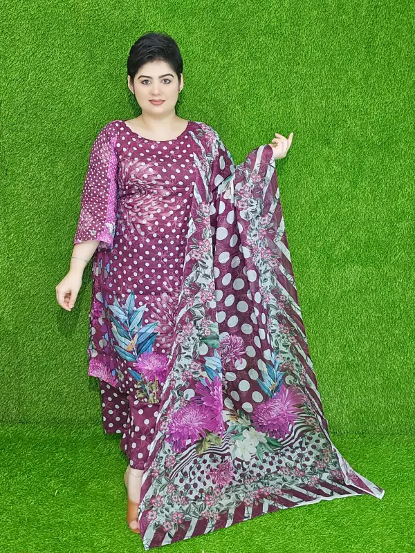 Charizma Catalogue "Noor-E-Ayesha" Premium Unstitched Three-Piece Set