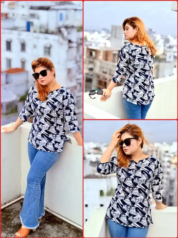 Premium China Lilen Ladies Top – Soft & Stylish Boutique Wear